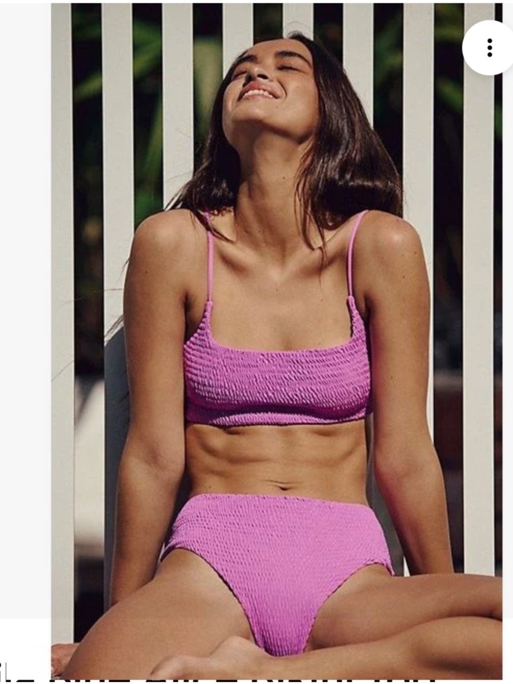 NWT Free People movement Aila Blue Bambi Bikini Bottoms